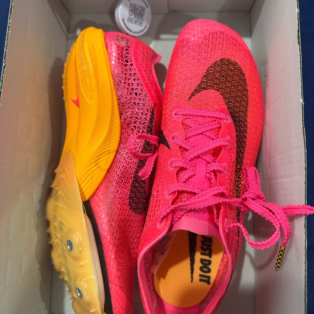 Nike Pink and Orange Athletic Shoes